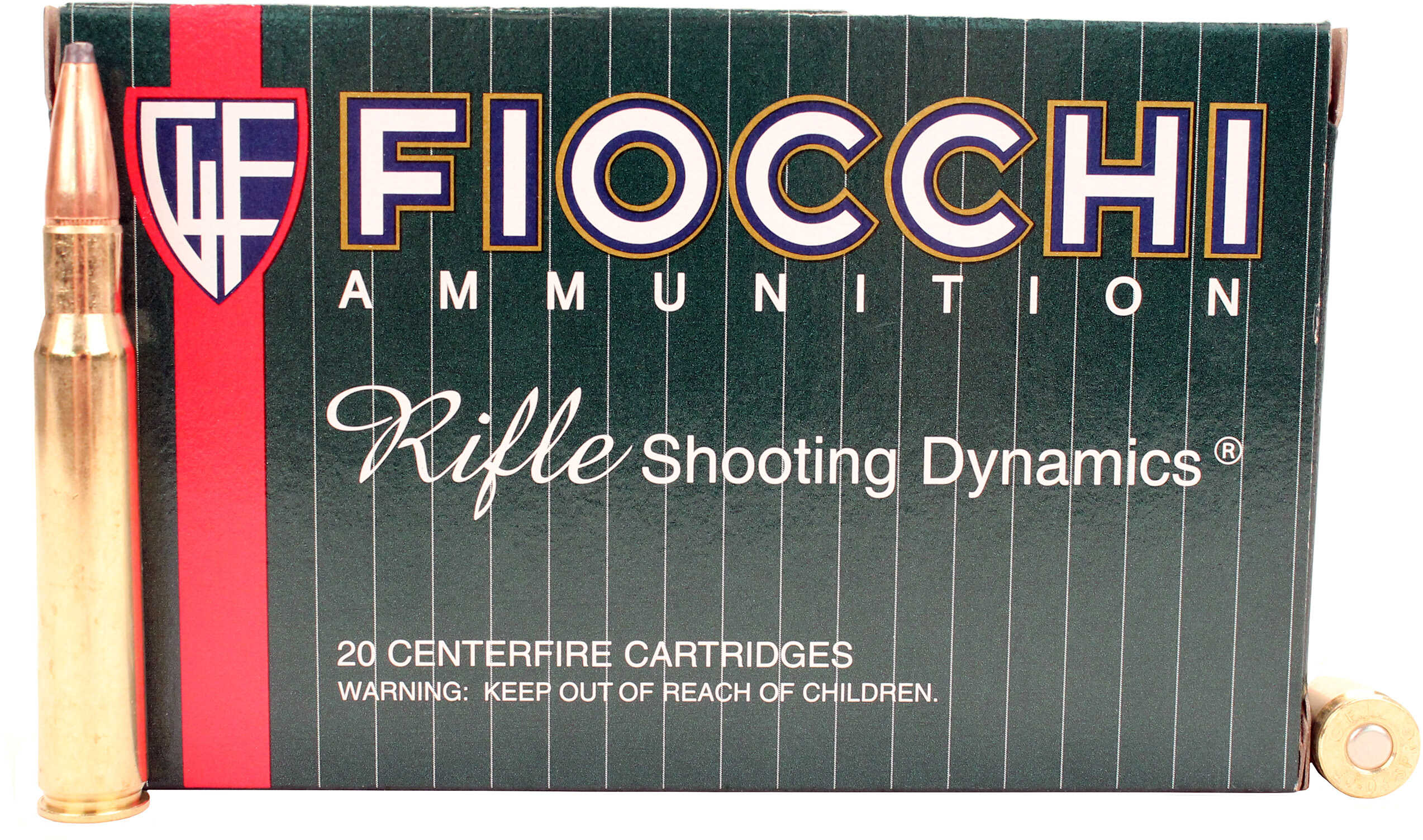 30-06 Springfield 20 Rounds Ammunition Fiocchi Ammo 165 Grain Soft Point