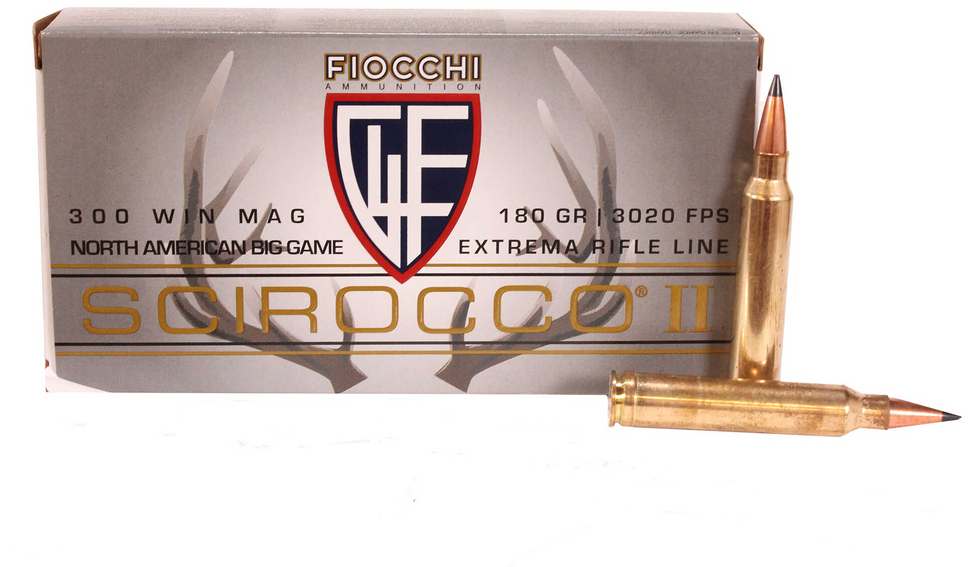 300 Winchester Magnum 20 Rounds Ammunition Fiocchi Ammo 180 Grain Bonded Polymer Tip