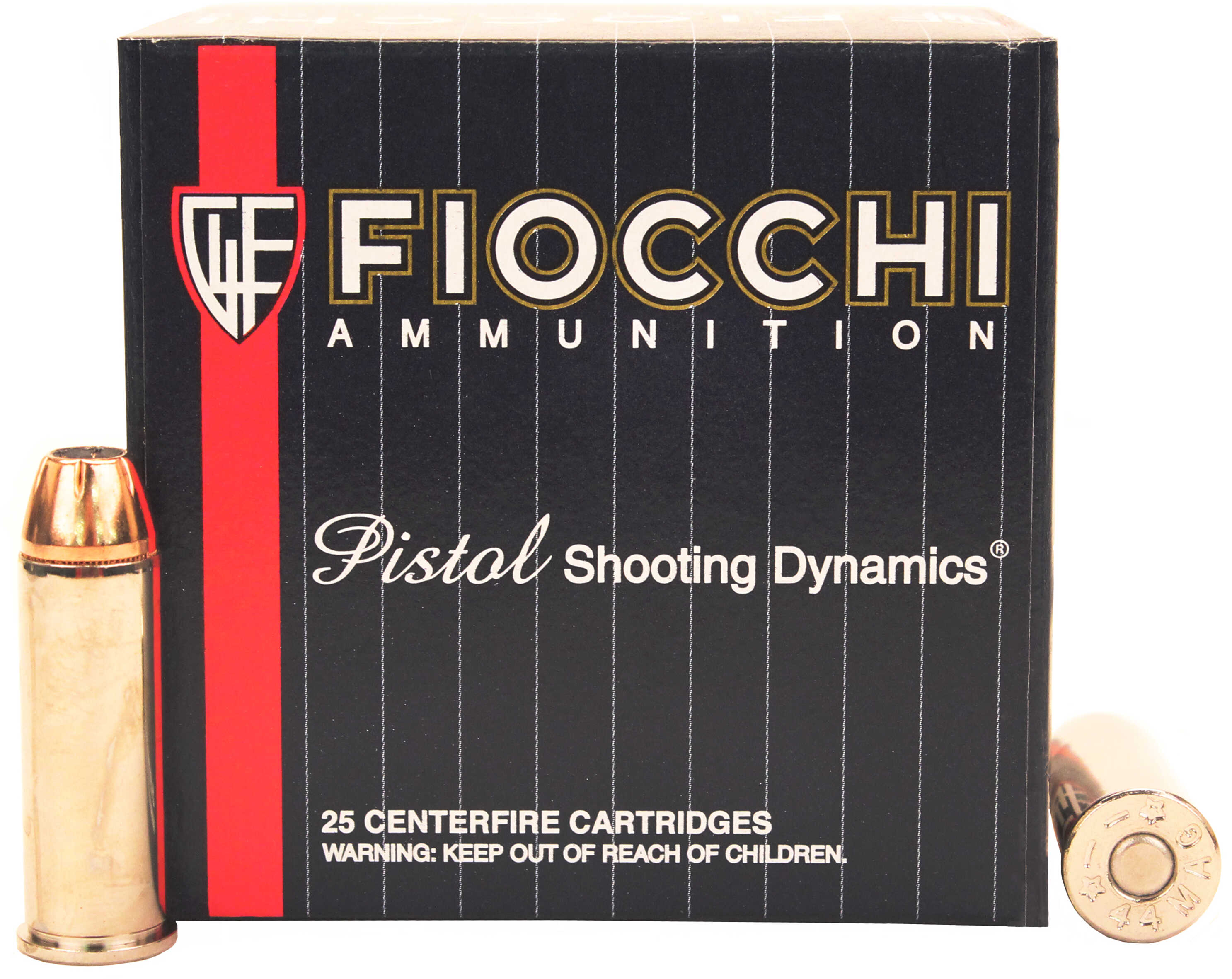 44 Rem Magnum 25 Rounds Ammunition Fiocchi Ammo 200 Grain Hollow Point