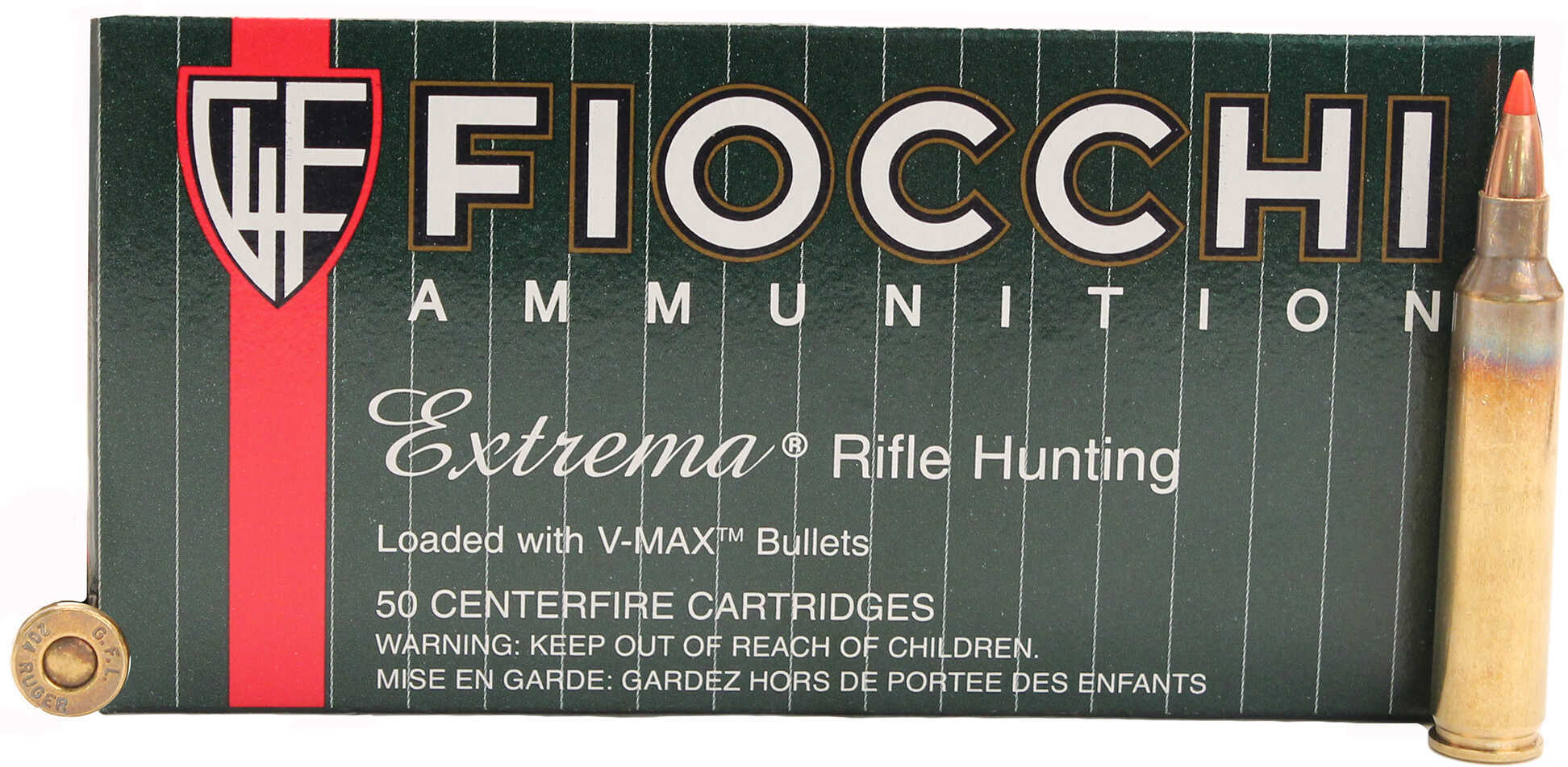 Fiocchi 204 Ruger 50 Rounds Ammunition Fiocchi Ammo 40 Grain Soft Point