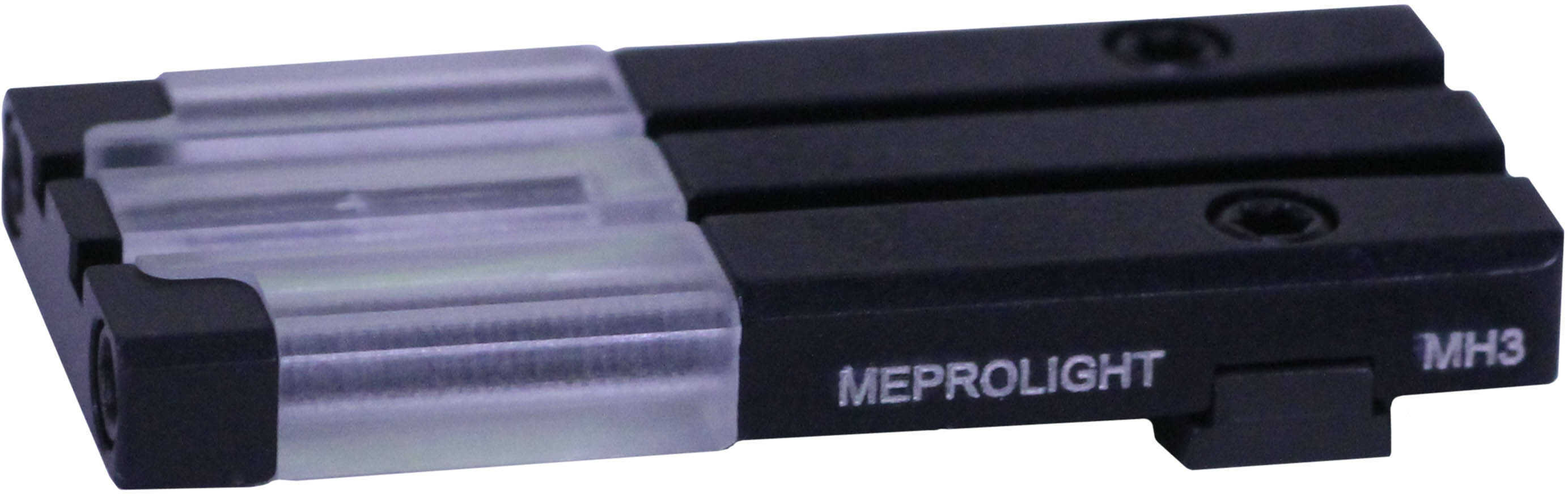 Meprolight FT Bullseye Fiber Optic and Tritium Micro Pistol Sight Fits Glock 17/19/22/23 Green ML63101