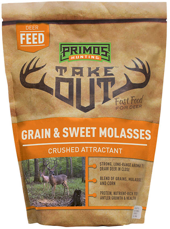 Primos Hunting Take Out Grain and Sweet Molasses, 5 lb, Bag