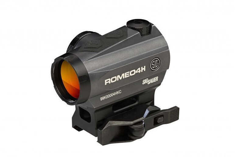 Sig Sauer Romeo4H Compact Red-Dot Sight 1x20mm Green Horseshoe .5 MOA Dot Black