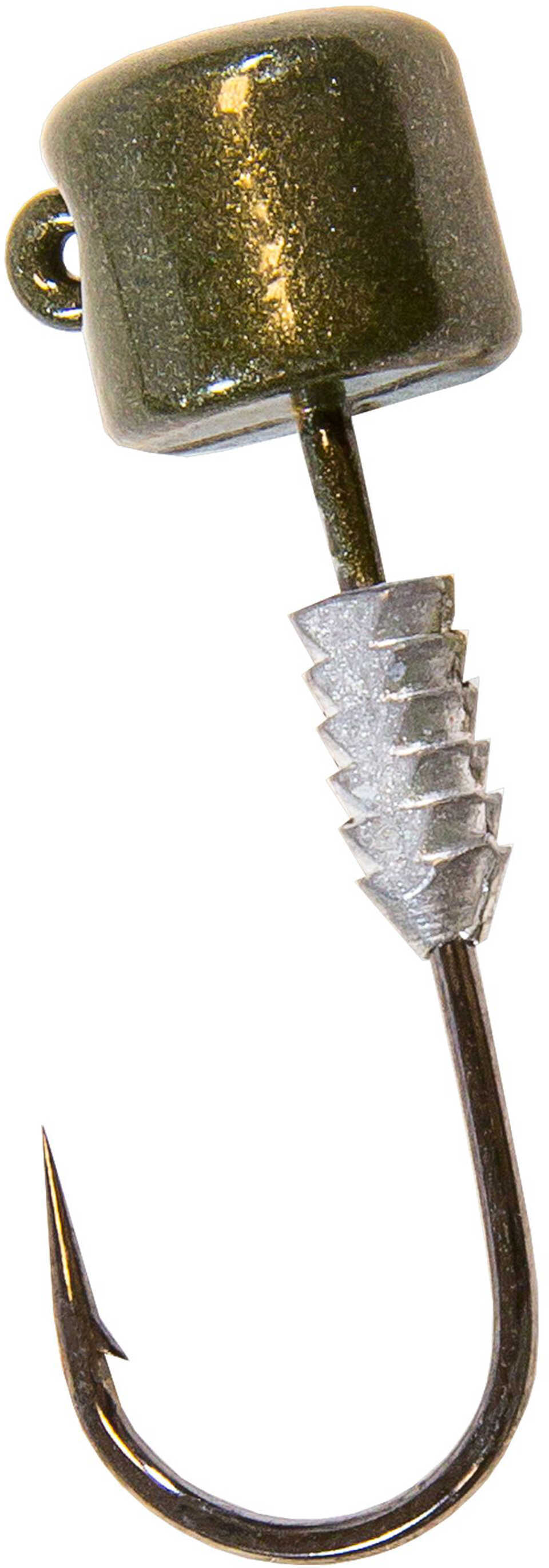 Z-Man TT Lures NedlockZ HD Jig Heads, 1/5 Ounce, Green Pumpkin, 5-Pack Md: TTNL-0746
