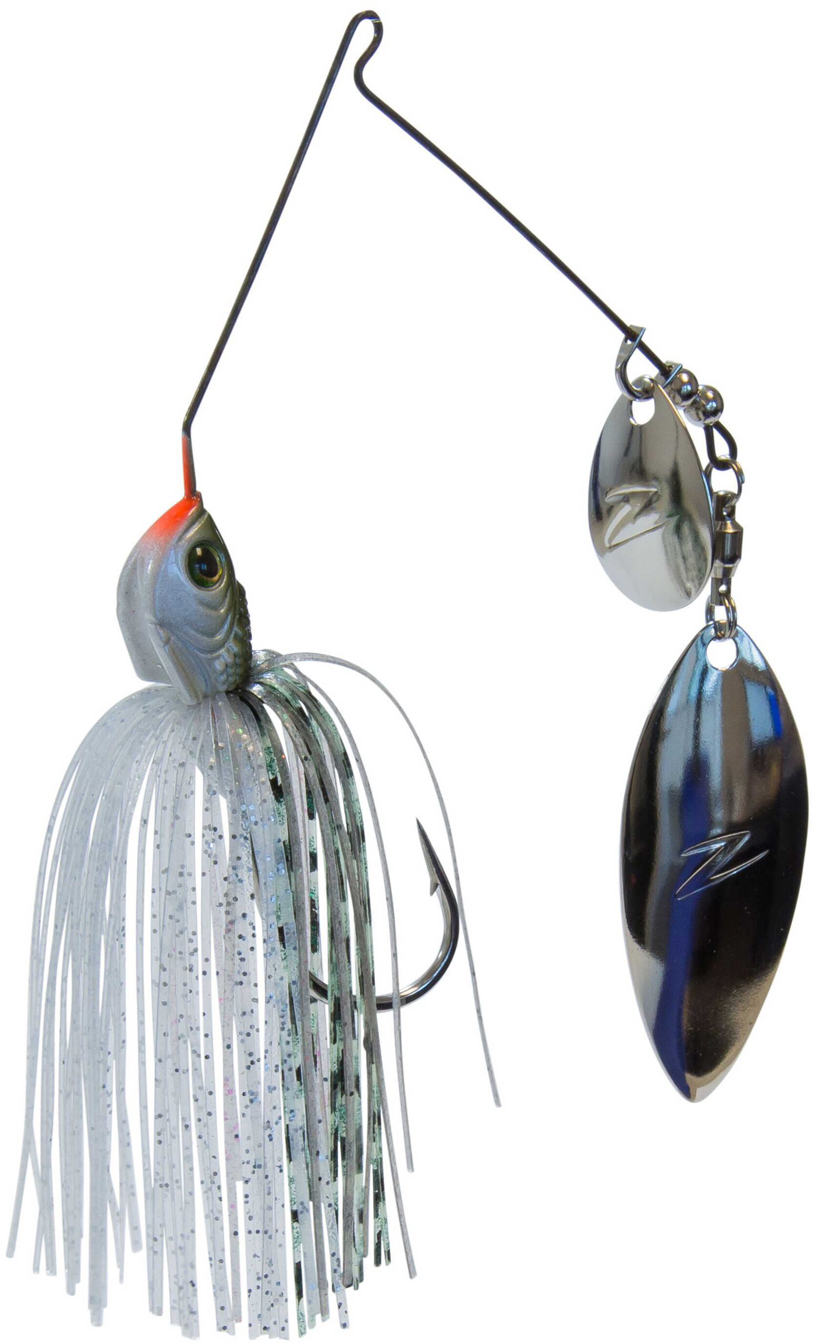 Z-man Slingbladez Spinner Bait Freshwater, 3/8 oz, 5/0 Hook, Greenbasck Shad, Package of 1