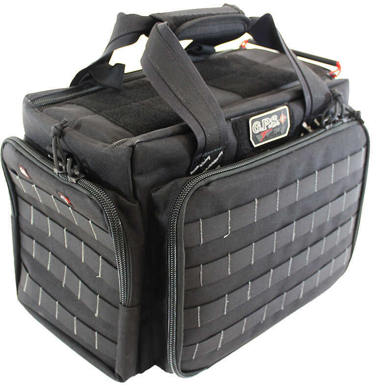 GPS Tactical Range Bag W/ Foam CRADLES For 5 Guns Black