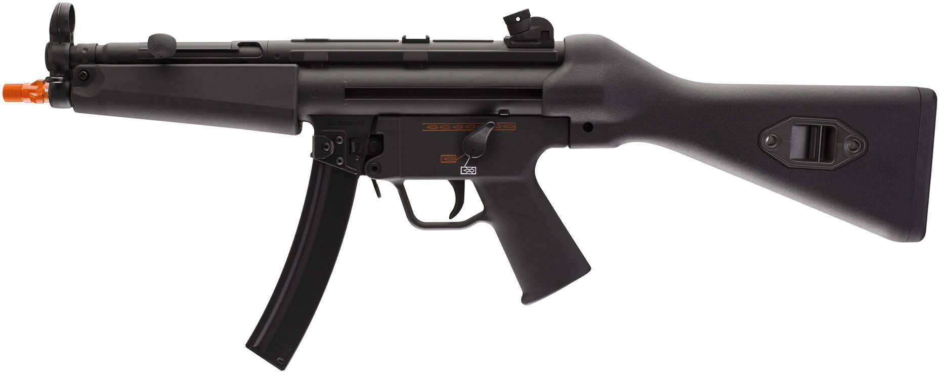 Umarex USA Heckler & Koch MP5 A4 Soft Air Rifle, 8" Barrel, 250 Rounds, Black