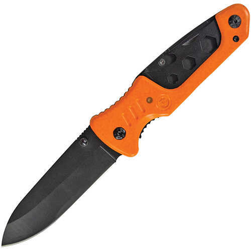 UST - Ultimate Survival Technologies Klipp Folder 3.0 Knife Multi-Tool Black Oxide Finish 3" Blade Plain Edge Orange Han