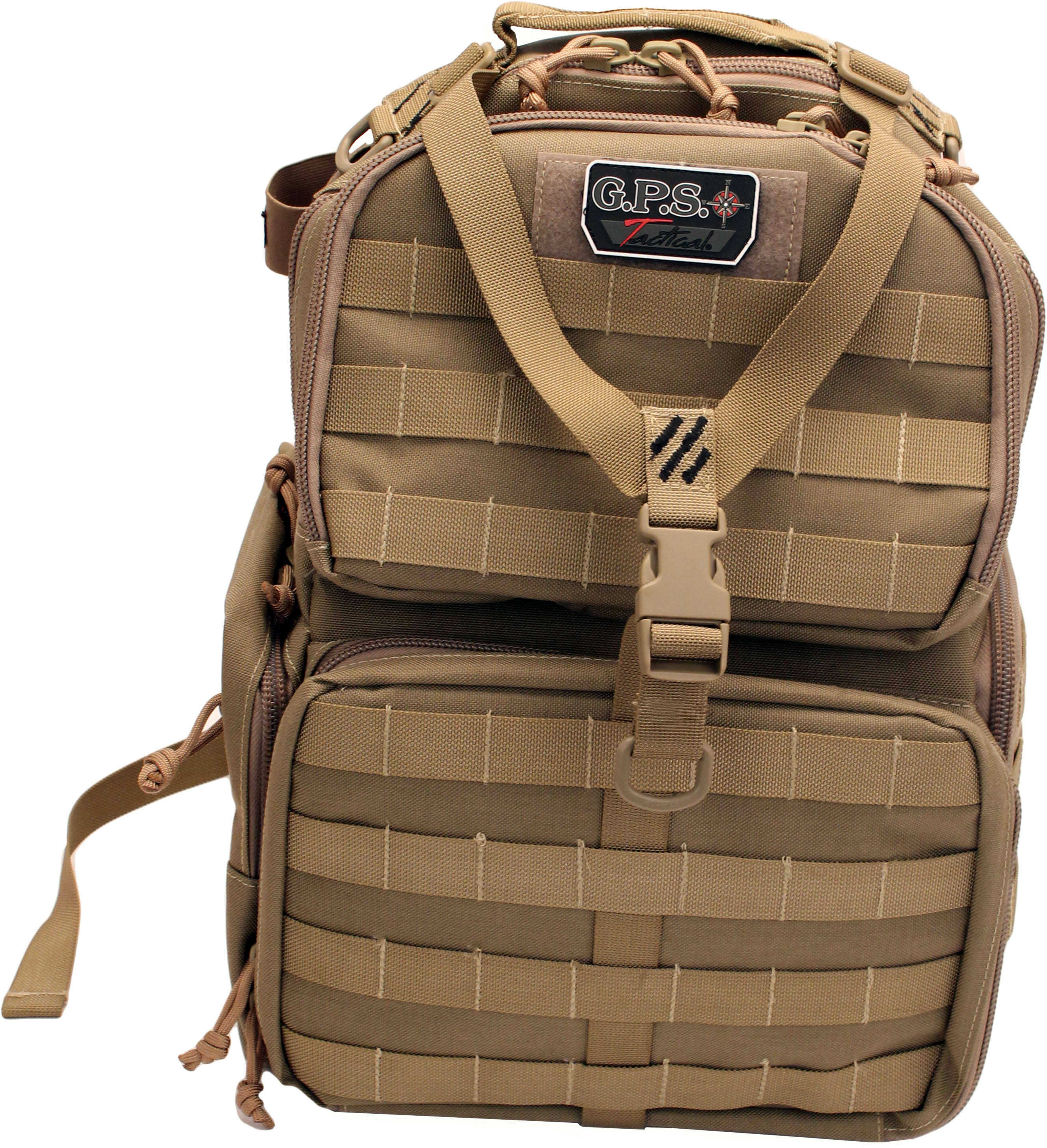 Soft Backpack Tactical 3 Internal Pistol Cases GPS-T1612BPT Tan G-Outdoors 