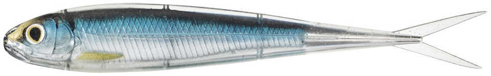 LiveTarget Twitch Minnow Soft Jerkbait 5 1/4" Length 3/8 oz Variable Depth Silver/Blue Package of