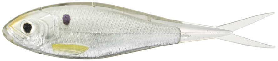 LiveTarget Skip Shad Soft Jerkbait Freshwater Lure 4 1/4" Length 5/8 oz Variable Depth Silver/Pearl Package of
