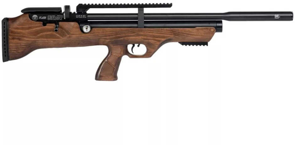 Hatsan FlashPup QE PCP Air Rifle .177 Caliber, 19.40" Barrel, 14 Rounds, Black