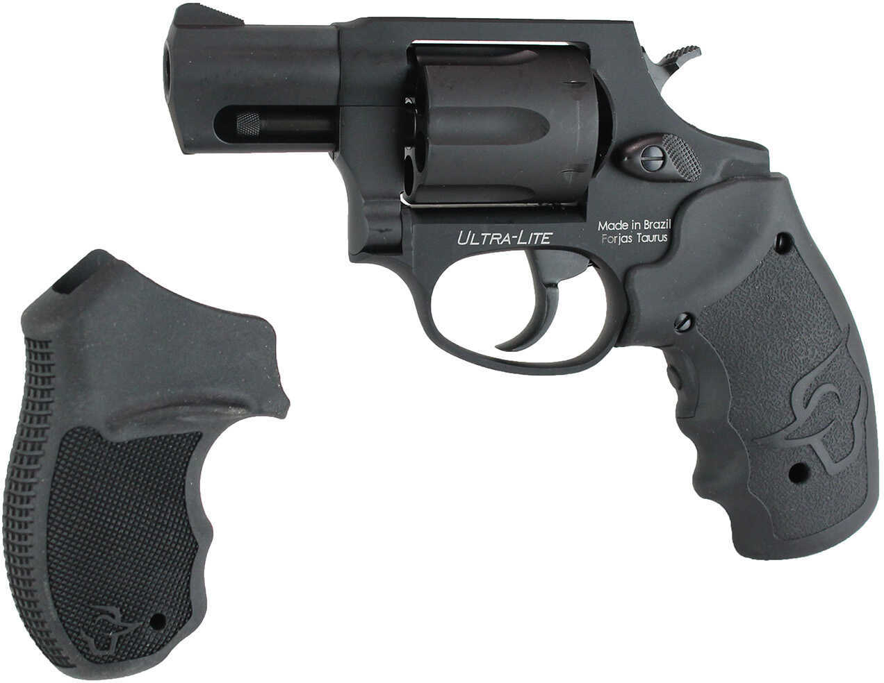 Taurus 856 Ultra Lite Revolver With Viridian Laser 38 Special 2" Barrel 6 Round Black Polymer