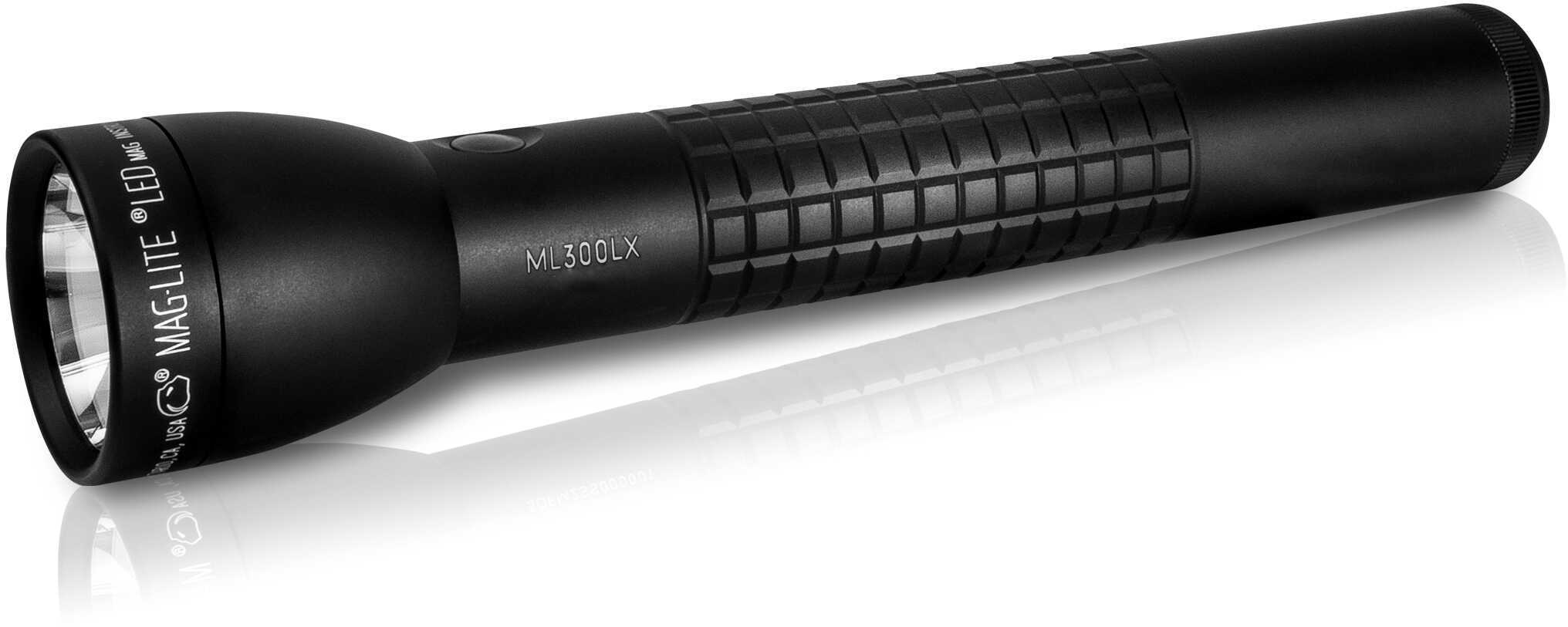 Maglite 2 Cell D Led, Blister Pack, Black Md: Ml300LX-S2CC6