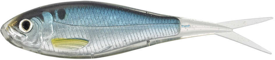 LiveTarget Skip Shad Soft Jerkbait Freshwater Lure 3 1/2" Length oz Variable Depth Silver/Blue Package of