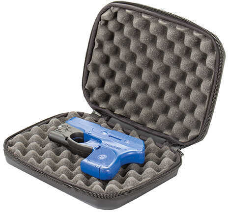 Allen Exo Pistol Case Black Thermo-molded Exoskeleton 9"x6.25" Lockable Zipper 82-9