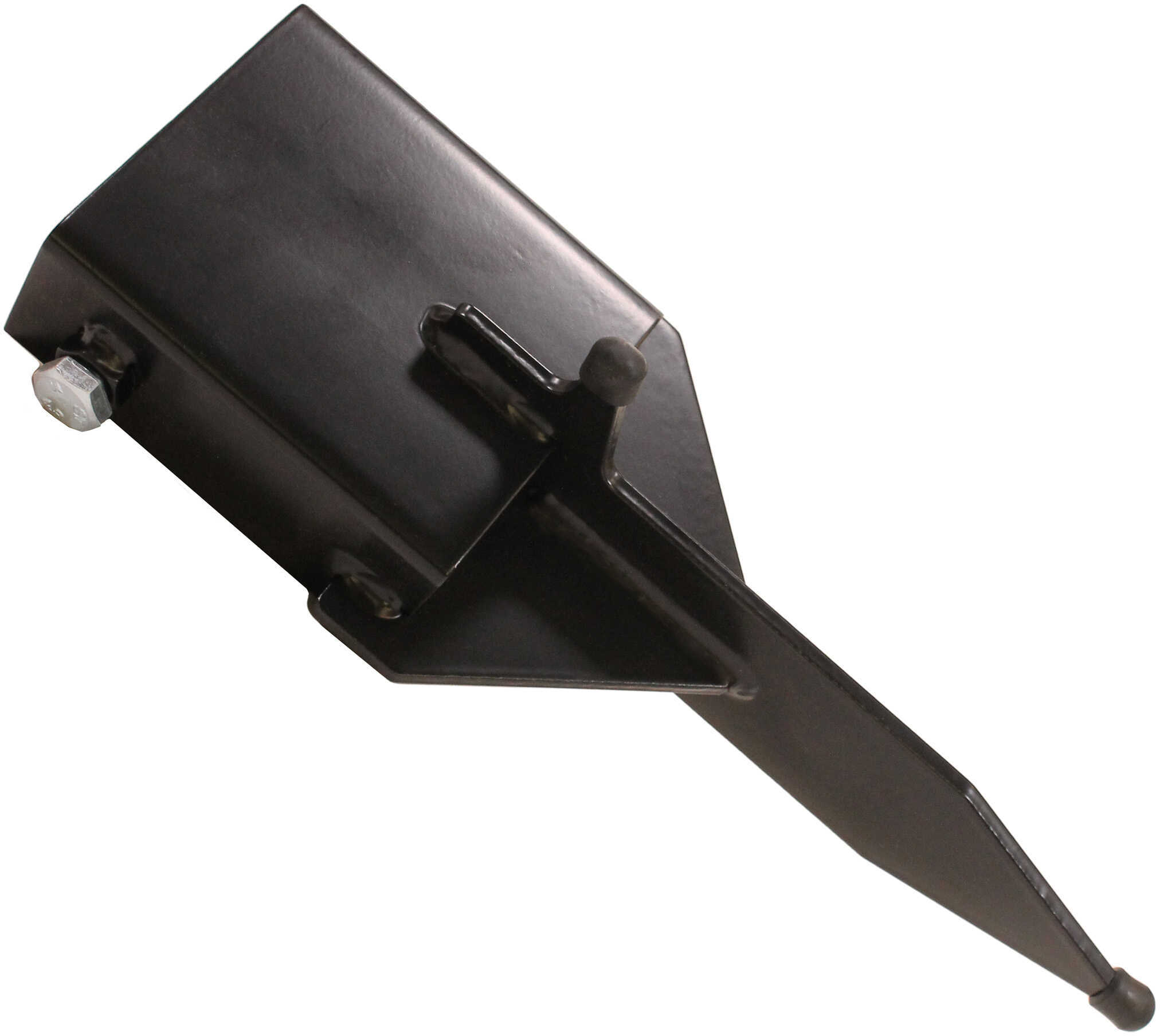 2x4 Mass Steel Target Stand Ground Stake Bracket, Black Md 44104