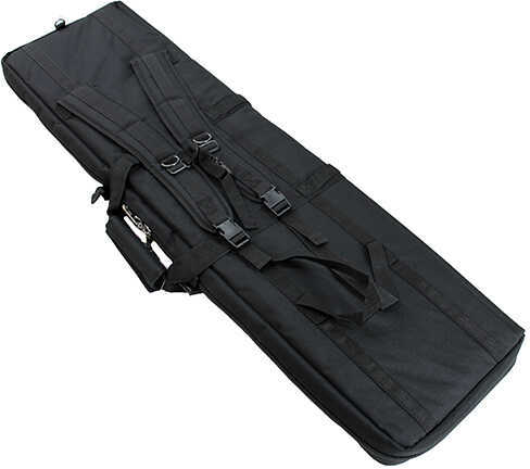 Bulldog Cases 43" Double Tactical Cs 3 Large Access Pockets Black