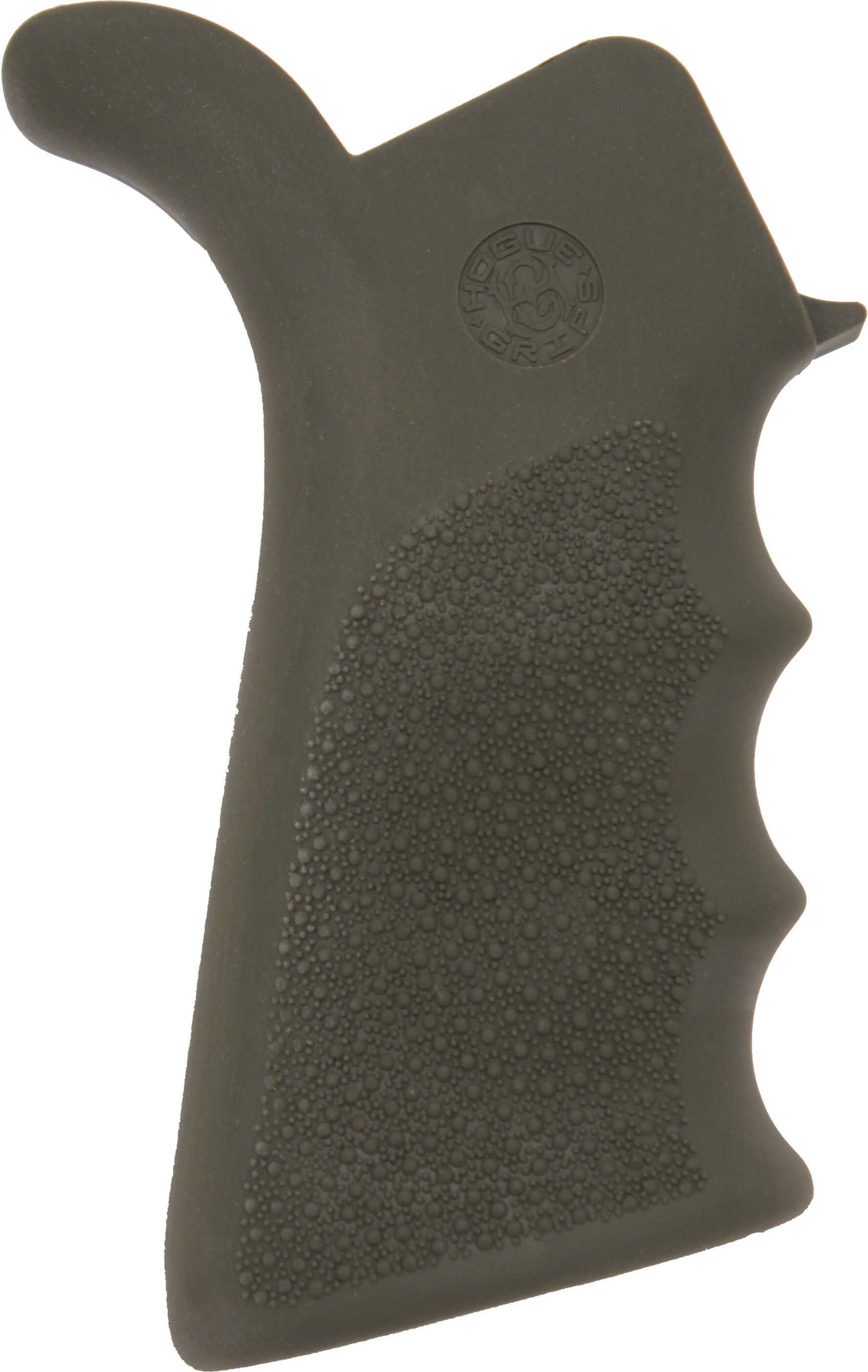 Hogue AR-15 Beavertail Grip W/Finger GROOVES OD Green