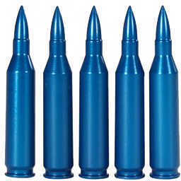 A-Zoom Rifle Metal Snap Caps 243 Winchester, Blue, Package of 5