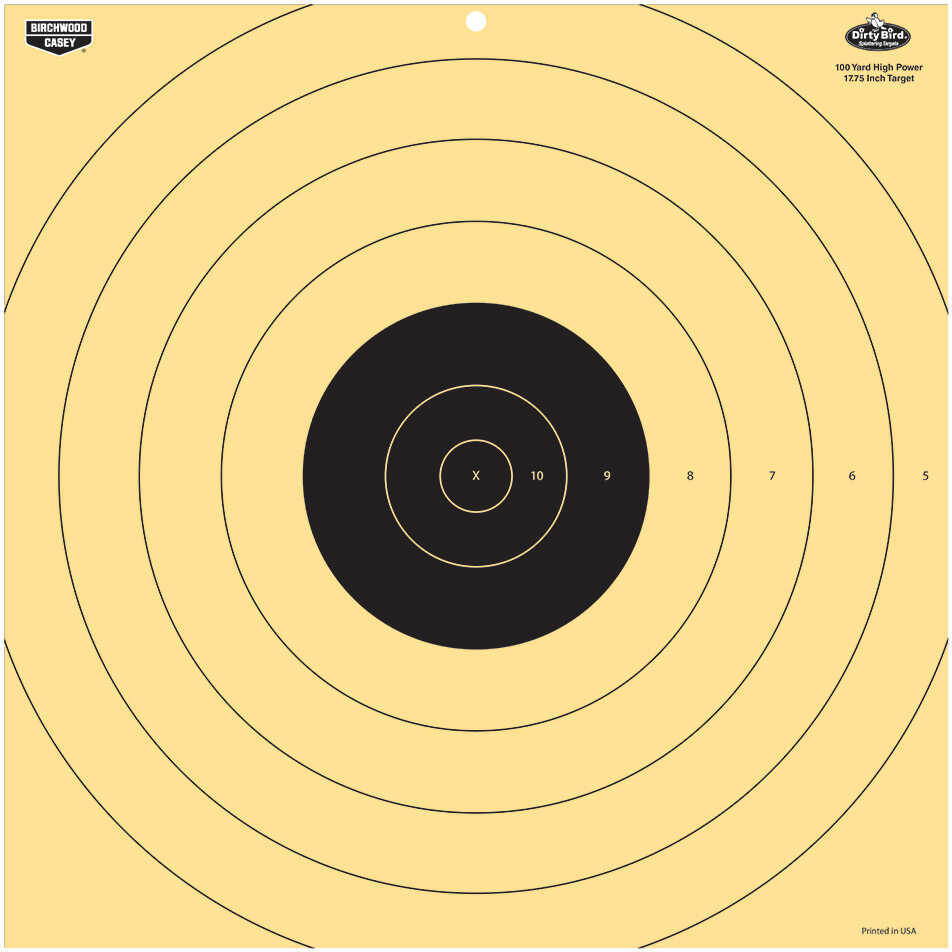 Birchwood Casey Dirty Bird 17.75" 100 Yard High Power Target 5 Targets 35186