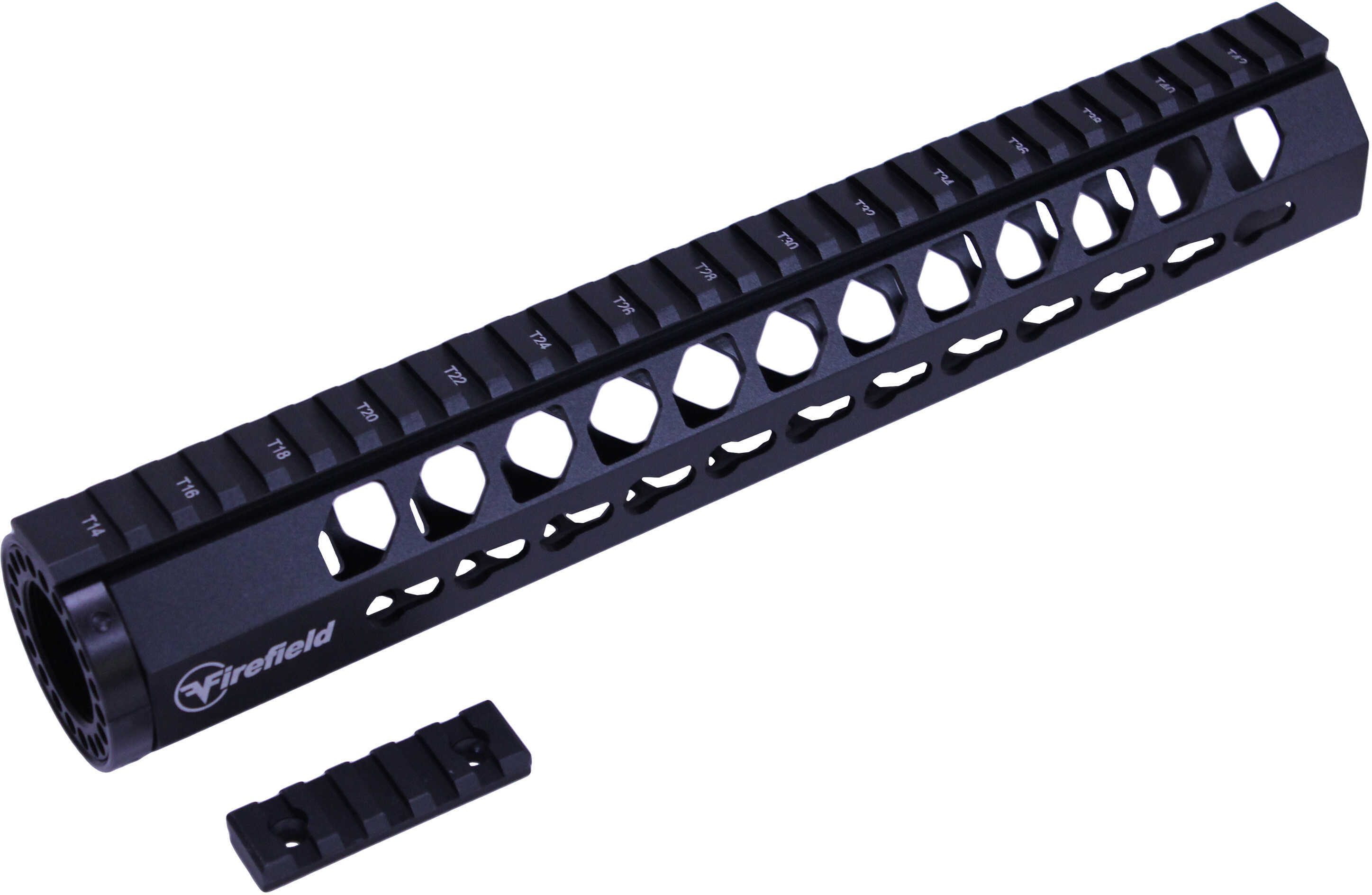 Firefield Keymod Freefloat Rail 12", Machined Aluminum, Matte Black Md: FF34051