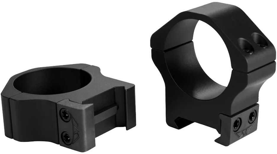 Warne Scope Mounts Maxima Horizontal Rings Fits Picatinny & Weaver Style Bases 1" High Matte Finish 502M