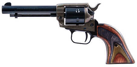 Heritage Rough Rider Revolver SAA 22 LR / 22 Mag 4.75" Barrel Simulated Case Hardened Finish Laminated Hardwood Camo Grip RR22MCH4