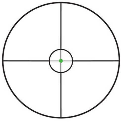 Trijicon AccuPower Rifle Scope 1-6x24 Green Circle-Crosshair with Dot Reticle Fiber Optic and Tritium I