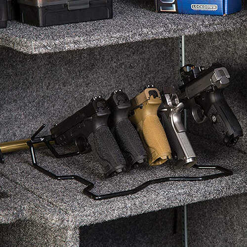 Lockdown Goldenrod 6 Handgun Muzzle Rack Black Finish 1081878