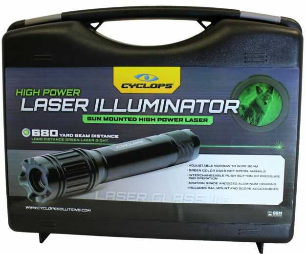 Cyclops Green Laser Illuminator Sight Black Anodized Finish Md: CYCGLI