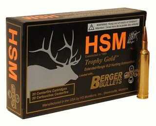 HSM 308 Winchester 168 Gr Hollow Point Ammo - 20 Rounds for Precision Shooting