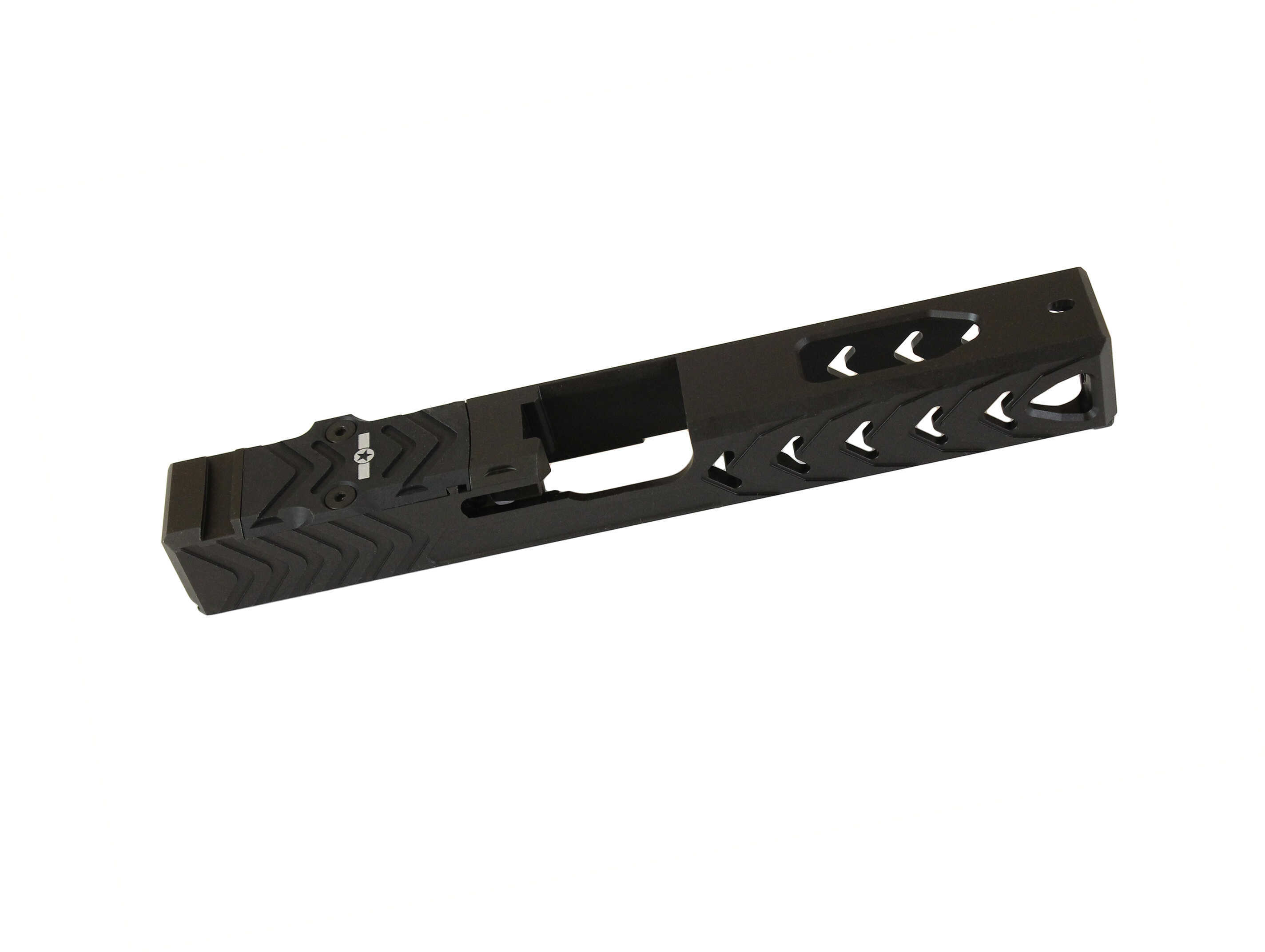 Patriot Ordnance Factory P19 Gen 3 Slide For Glock 19 Pistol Upper Stripped Includes Red Dot Optic Plate and Hardw