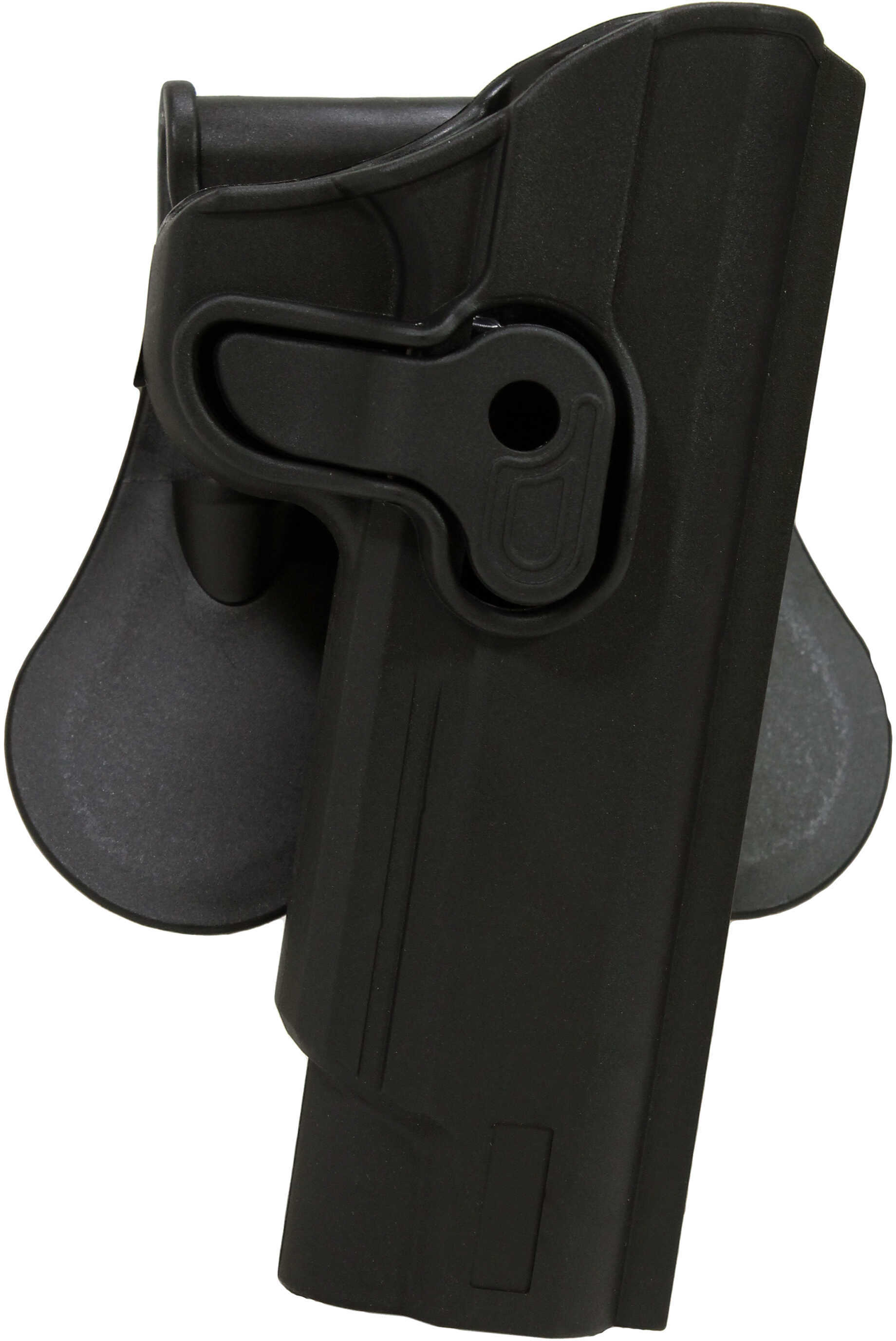 Bulldog Cases Rapid Release Polymer Holster Fits Commander Size 1911s Right Hand Black RR-1911