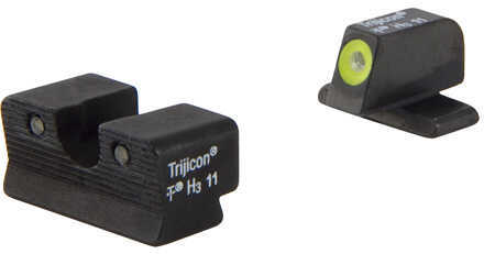 Trijicon HD Tritium Sight Springfield XDS Yellow Outline Night Sights Md: SP102-C-600751