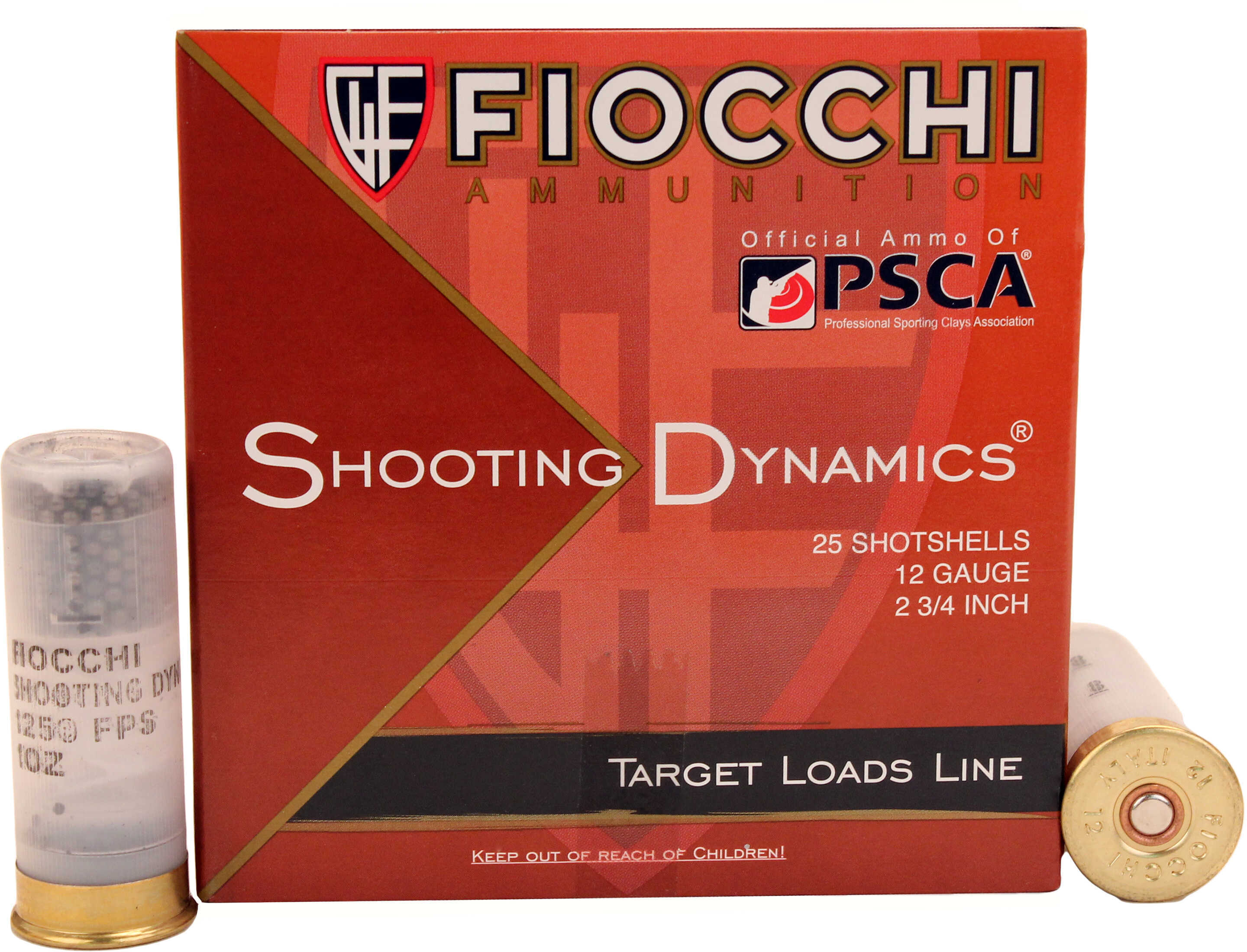 12 Gauge 25 Rounds Ammunition Fiocchi Ammo 2 3/4" 1 oz Lead #8