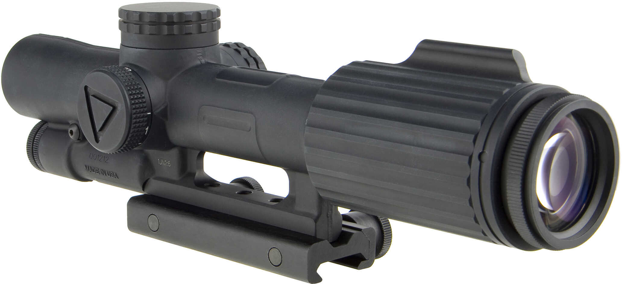VCOG 1-6x24mm Green Horseshoe Dot/Crosshair Riflescope .308/175 Grains Ballistic Reticle with Thumb
