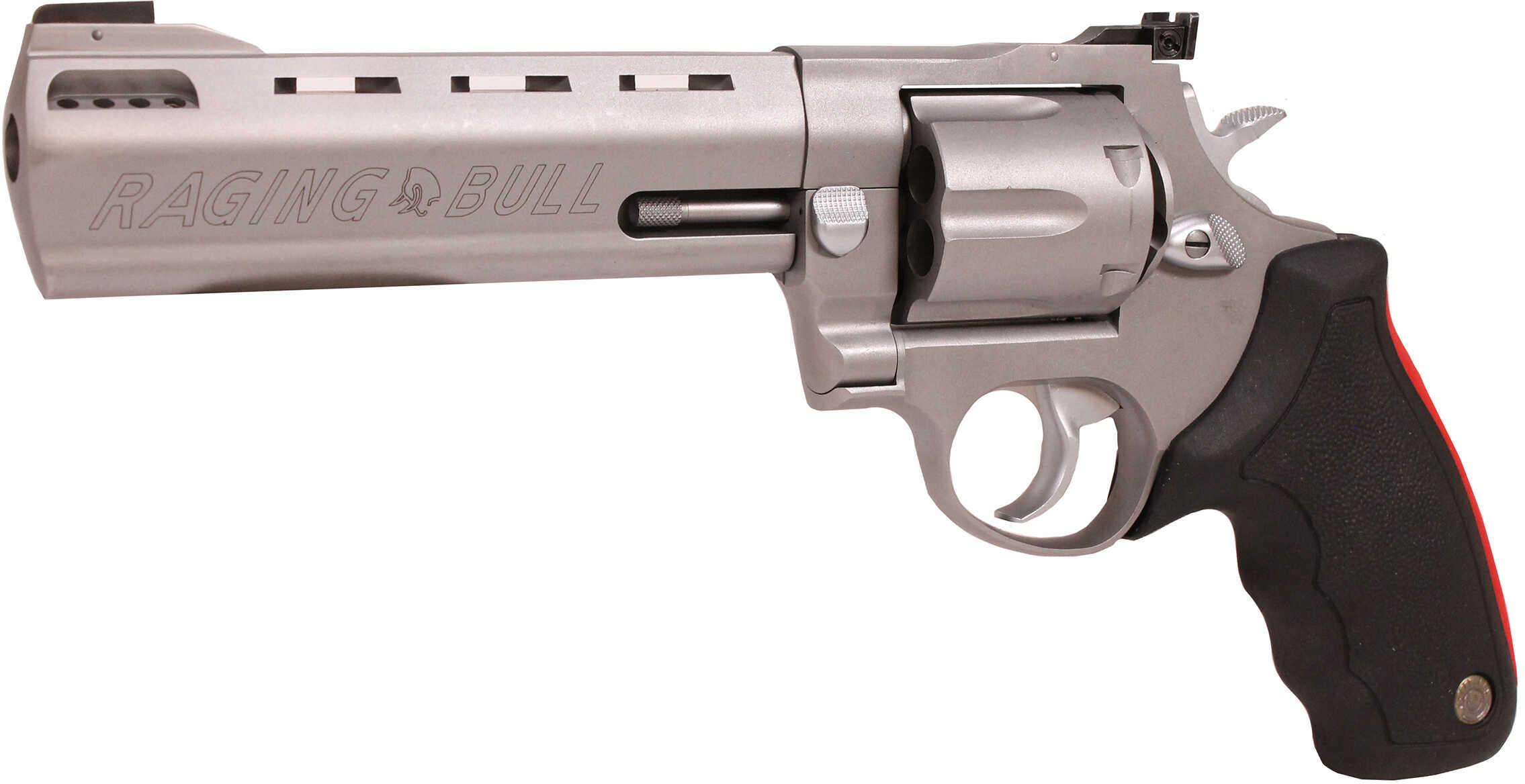 Taurus M444 Raging Bull 44 Magnum 6.5" Barrel 6 Round Adjustable Sight Stainless Steel Revolver 2444069