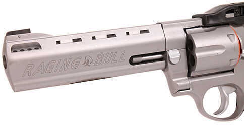 Taurus M444 Raging Bull 44 Magnum 6.5" Barrel 6 Round Adjustable Sight Stainless Steel Revolver 2444069