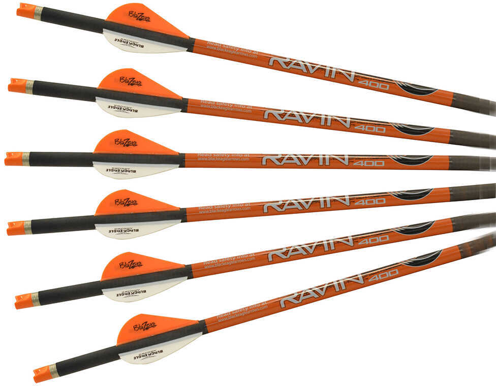 Ravin Crossbows Carbon Bolt 20" Length 2" Vanes with .001 Straightness Black Package of 6