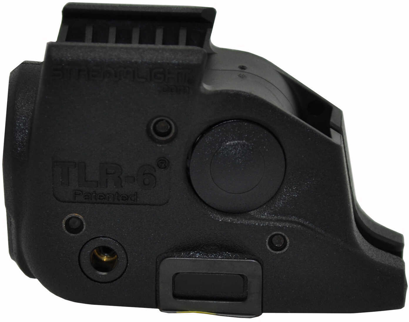 Streamlight TLR-6 Tac Light w/laser S&W M&P With Rail White LED and Red Laser Includes 2 CR 1/3N Lithium Batteries Black