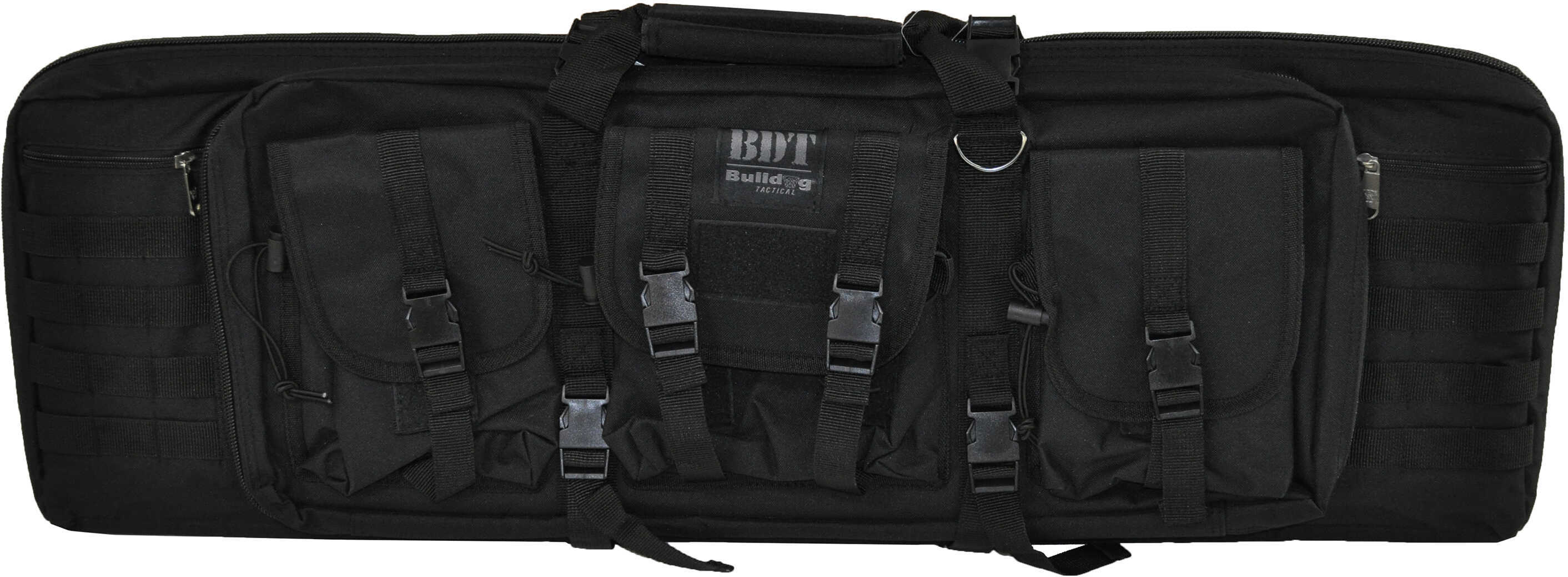 Bulldog Cases 37" Single Tactical Cs Large Access Pockets Black-img-1