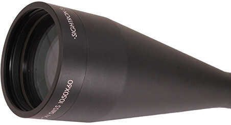 Sightron SIII Long Range Zero Stop Riflescope 10-50x60mm, 30mm Tube, Illuminated MOA Type Reticle, Side Focus, Matte Bl