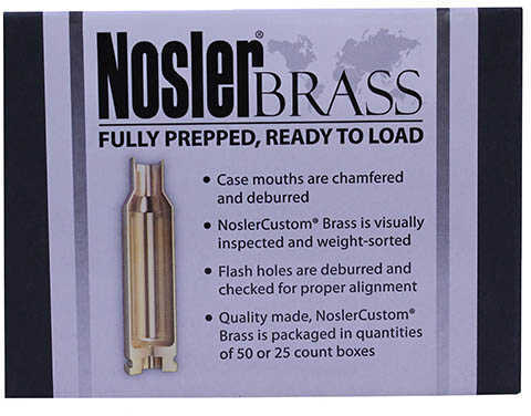 Custom Reloading Brass 30 Nosler, Pack Of 25 Md: 10221