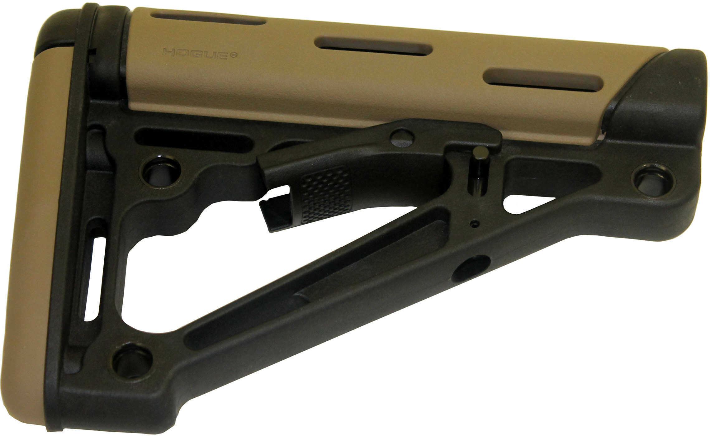 Hogue AR-15 Collapsible Stock Flat Dark Earth Rubber MILSPEC