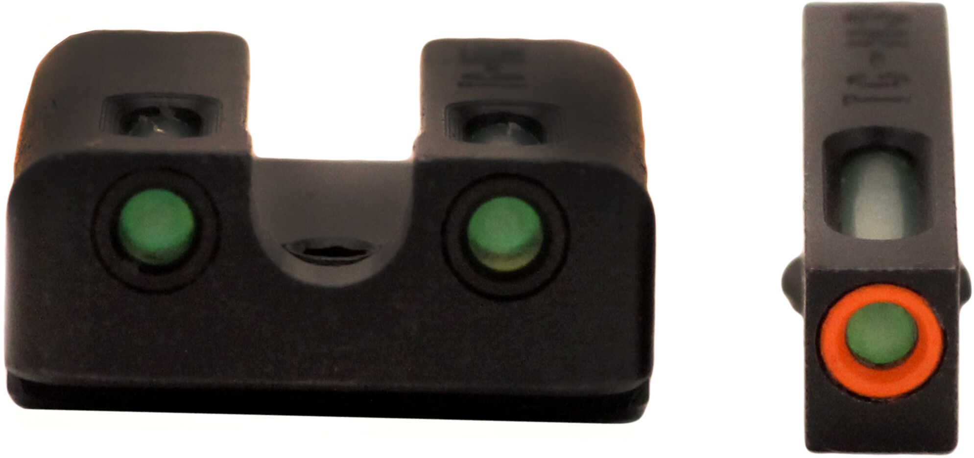 Truglo Brite-Site TFX Pro Sight Fits Glock 20 21 29 30 31 32 Tritium/Fiber-Optic Day/Night 24/7 Brightness Orange
