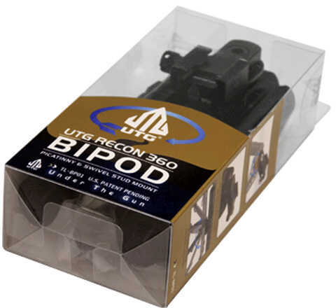 Leapers UTG Tl-BP01 Heavy Duty Recon Bipod Gray Metal 6.6-9.12"