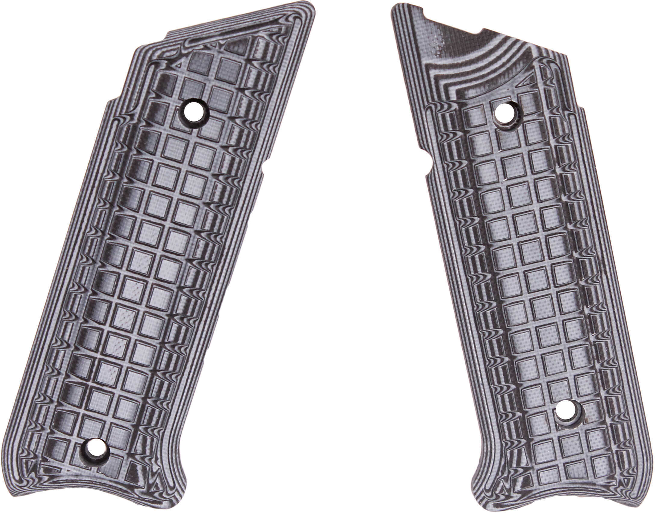 G-10 Tactical Pistol Grips Ruger Mark IV, Gray/Black, Grappler