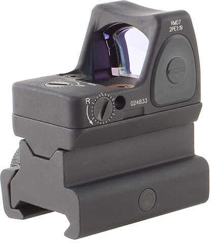 RMR Type 2 Adjustable LED Sight - 6.5 MOA Red Dot Reticle with RM34 Picatinny Rail Mount, Black Md:
