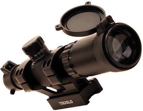 Truglo Brite 30 Series Scope 1-4x24mm Duplex Mil-Dot Reticle 30mm Tube Matte Black Md: TG8514BT